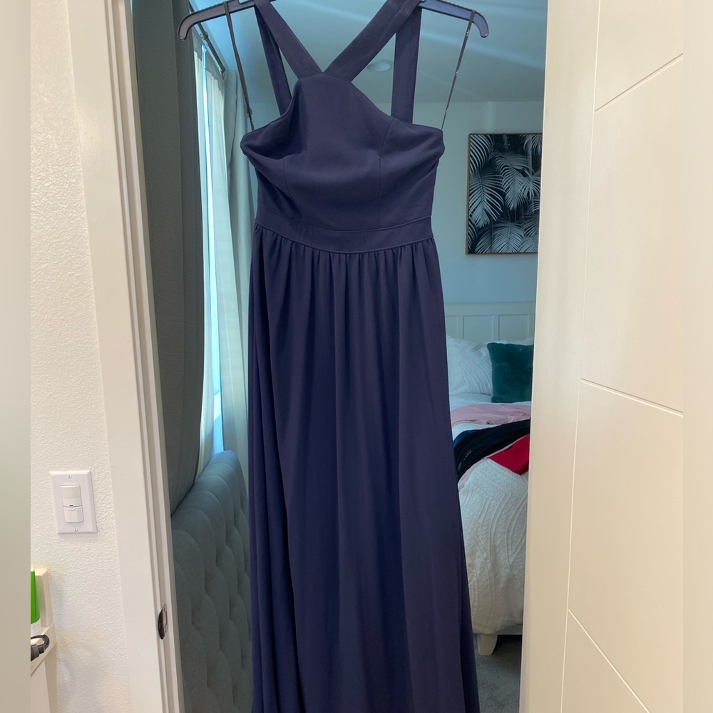 Lulus bridesmaid dress, navy blue, size XS